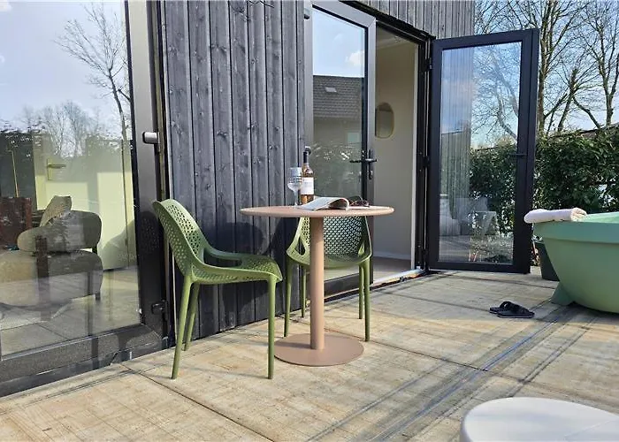 Luxe Tiny Met Prive Tuinbad Ferienhaus *